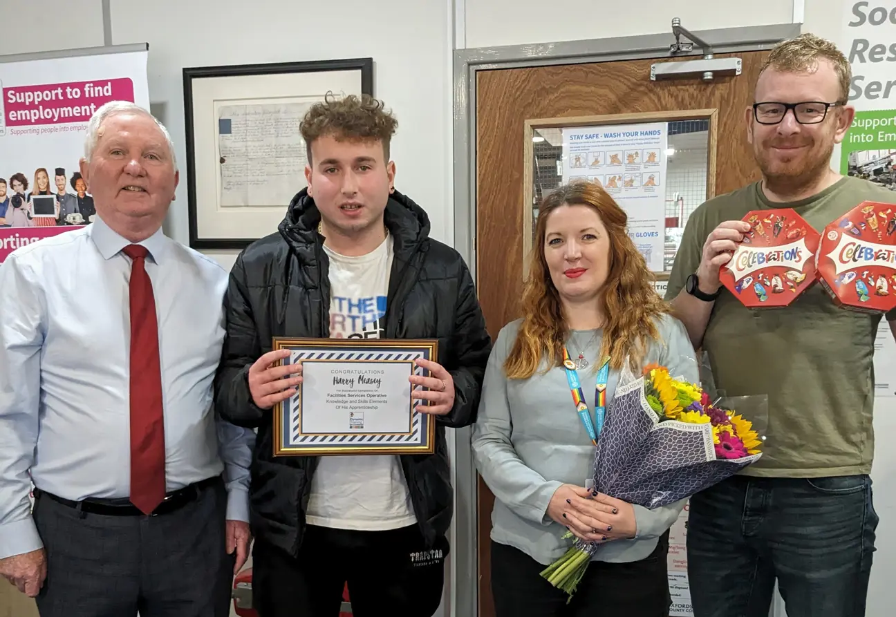Apprentice given certificate of success